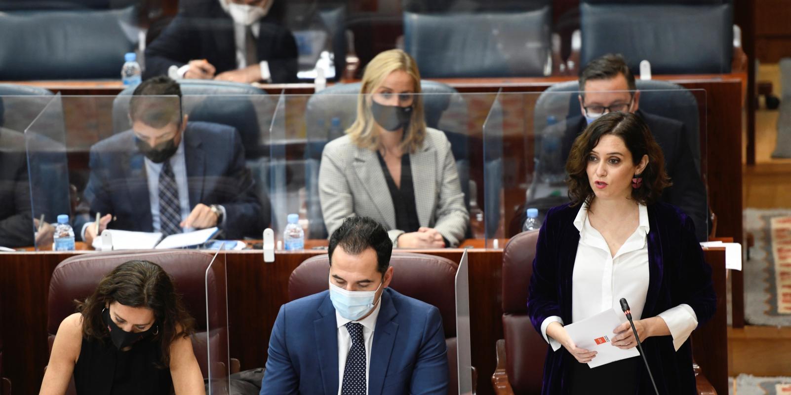 Díaz Ayuso pide que el centro derecha trabaje unido en la Comunidad de Madrid