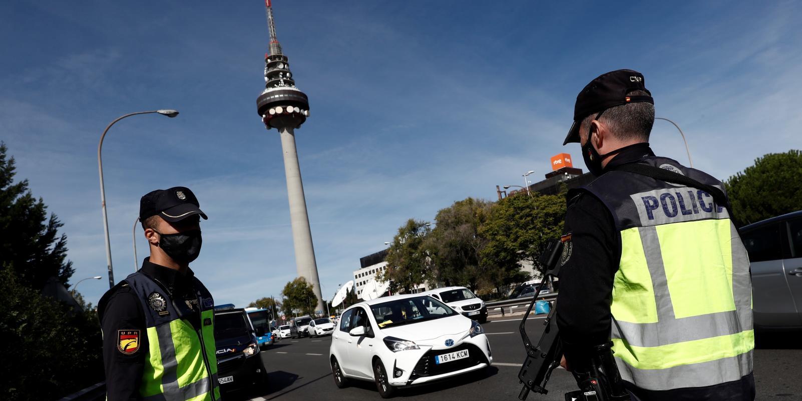 Siete mil agentes desplegados en la Comunidad de Madrid para que se cumpla el cierre perimetral