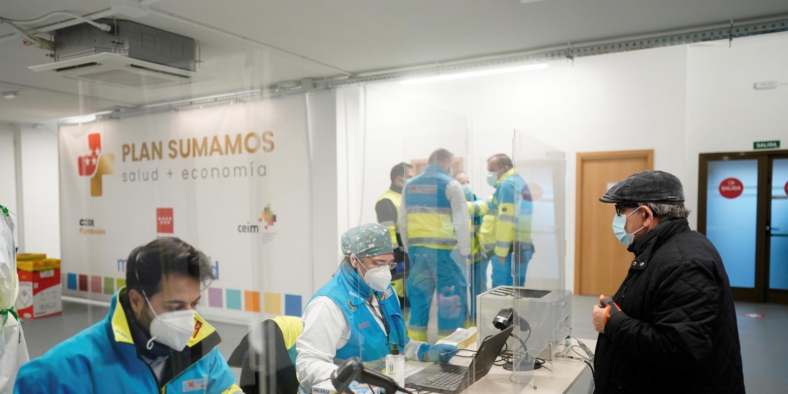 La Comunidad instala un dispositivo de test de antígenos en Mercamadrid La Comunidad instala un dispositivo de test de antígenos en Mercamadrid