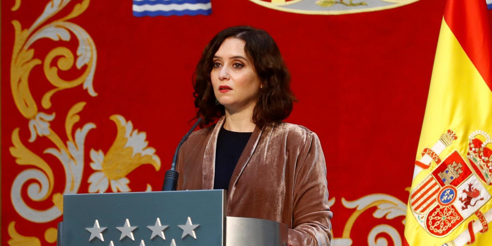 Díaz Ayuso denuncia "el sectarismo contra la Comunidad de Madrid" en el reparto de los fondos europeos