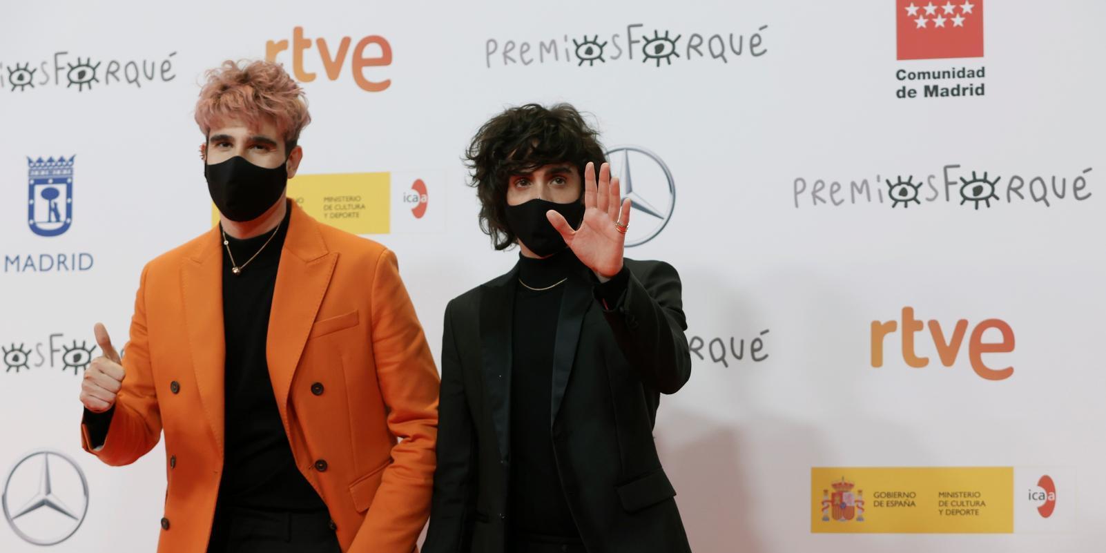 Sobriedad y mascarillas en la primera alfombra roja del año, los Forqué