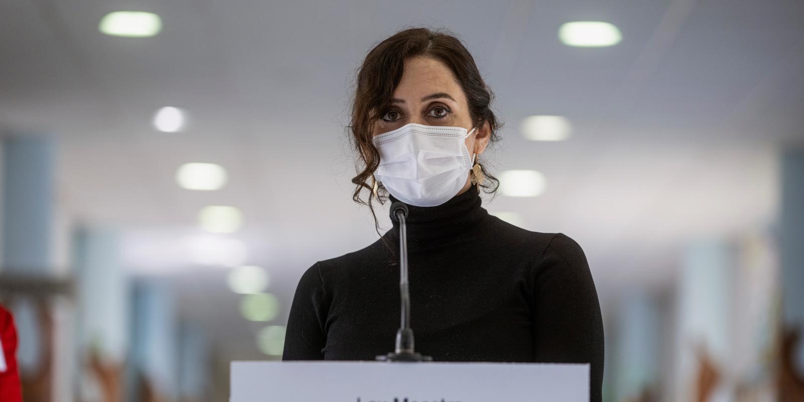 Díaz Ayuso califica de "acierto" la declaración de zona catastrófica y ofrece su ayuda a Sánchez