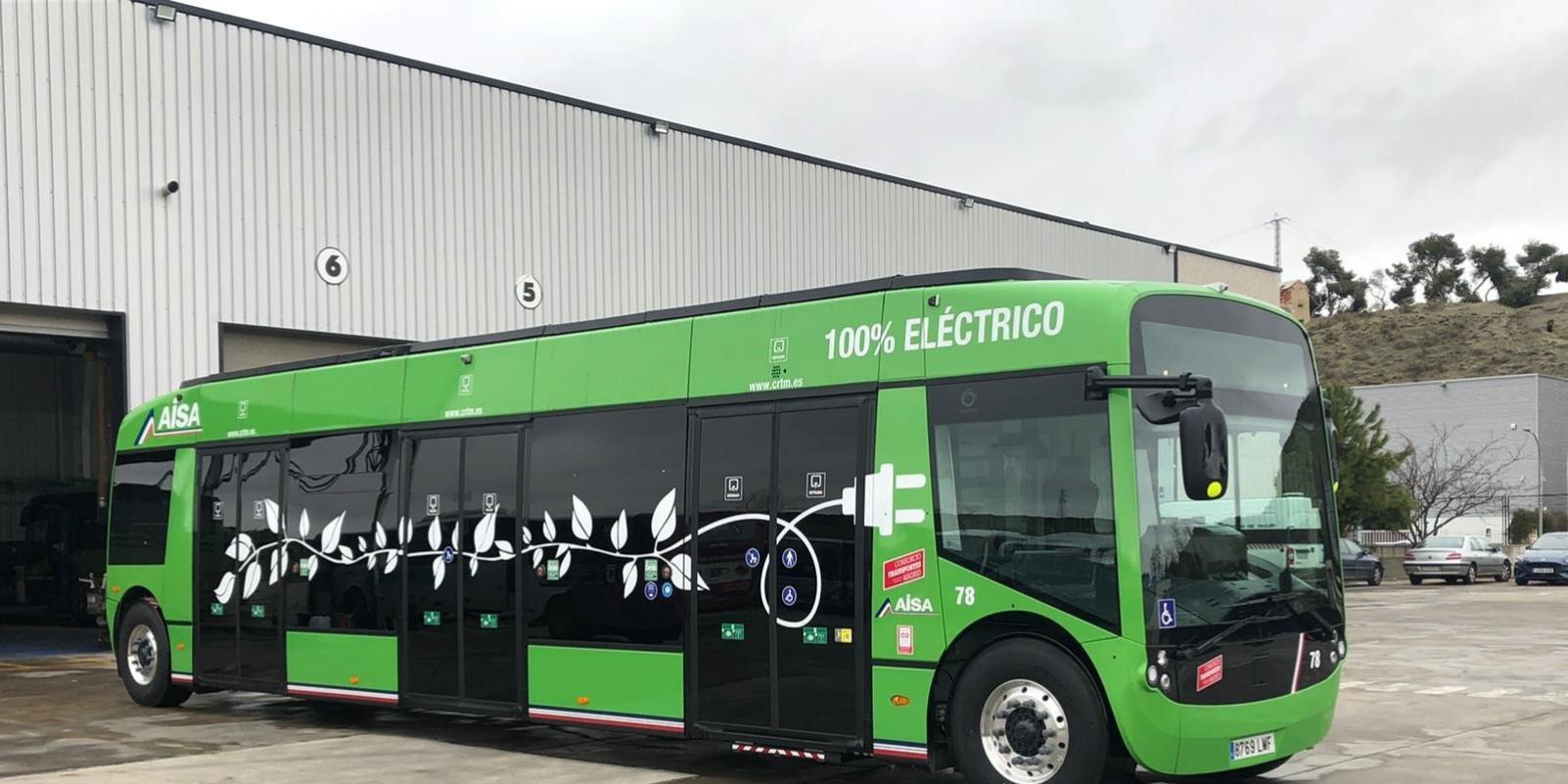 El primer autobús 100% eléctrico del Consorcio de Transportes ya presta servicio en Aranjuez