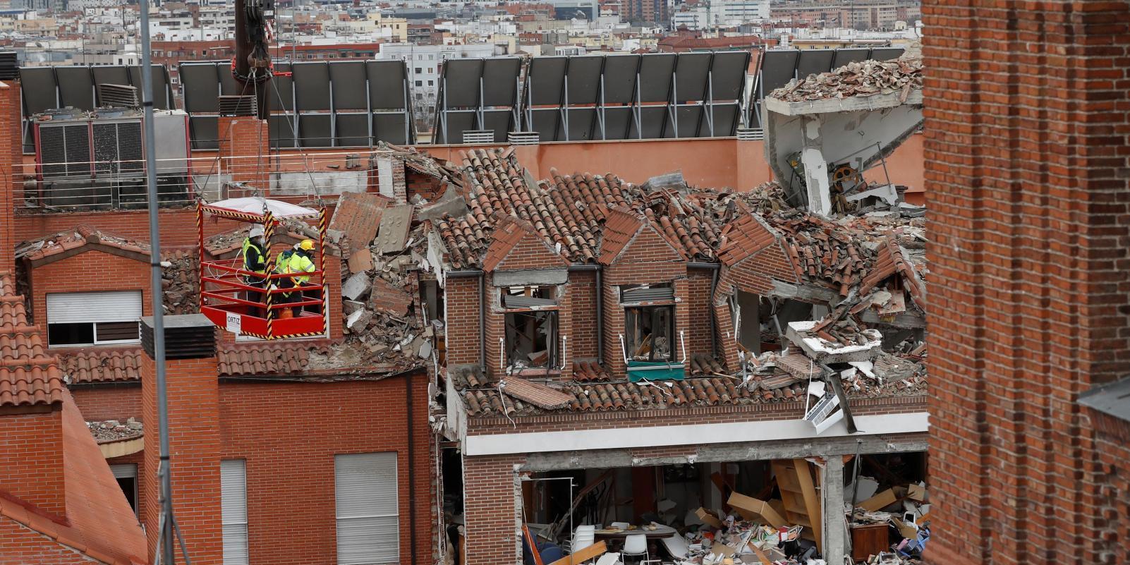La juez archiva la investigación de la explosión en la calle Toledo en Madrid