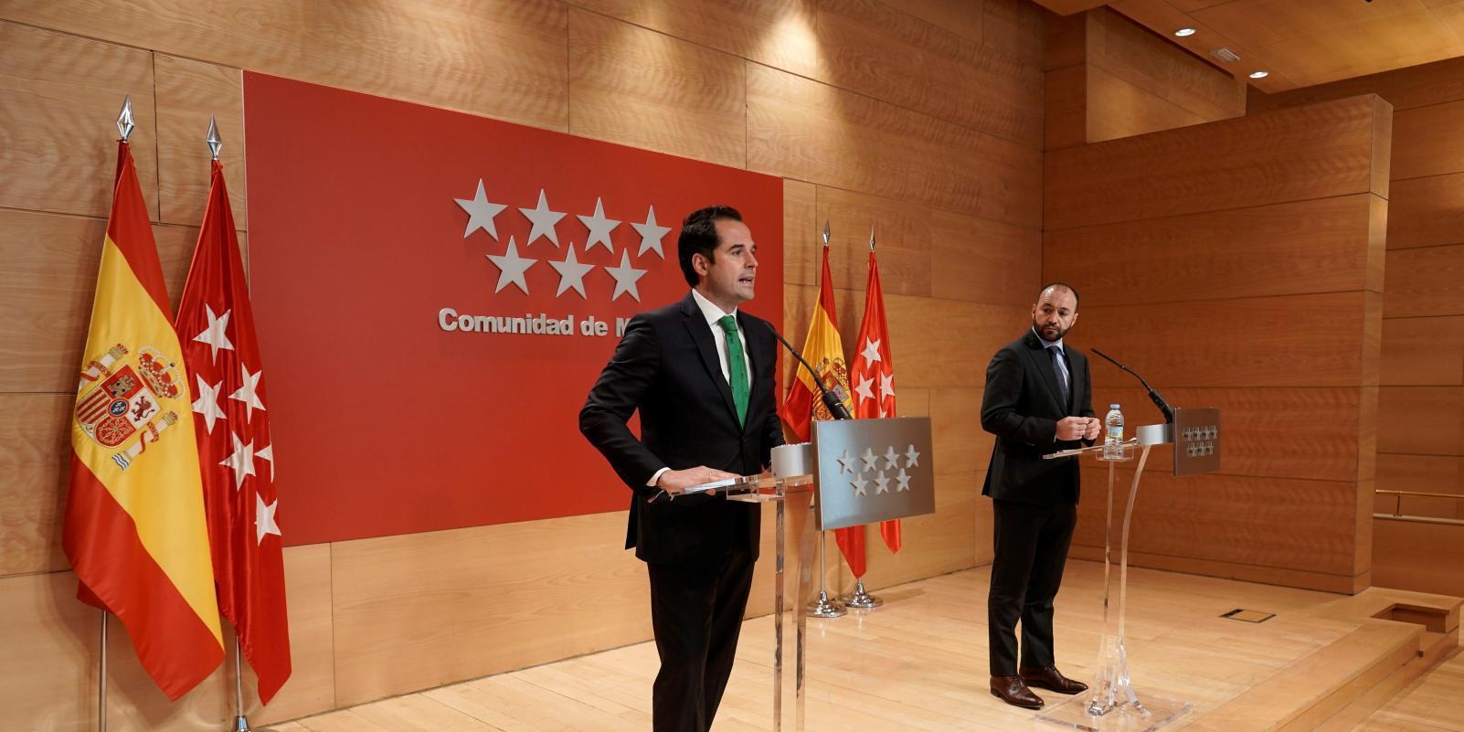Aguado defiende que las personas vacunadas puedan moverse libremente por el país