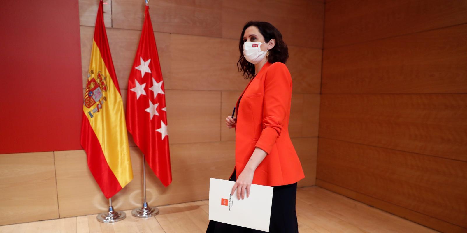 Díaz Ayuso anuncia nuevas ayudas para autónomos y empresas afectados por la pandemia