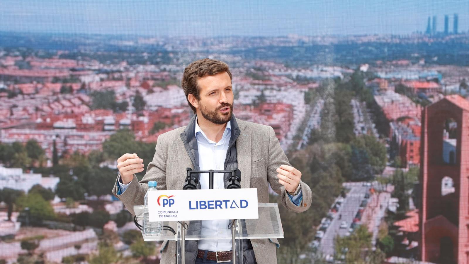 Casado: "El PP no quiere ni piedras ni balas, ni boicots ni cordones sanitarios"