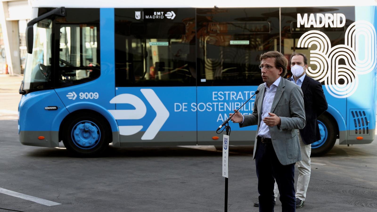 Madrid es la ciudad de España con más líneas de autobús eléctricas