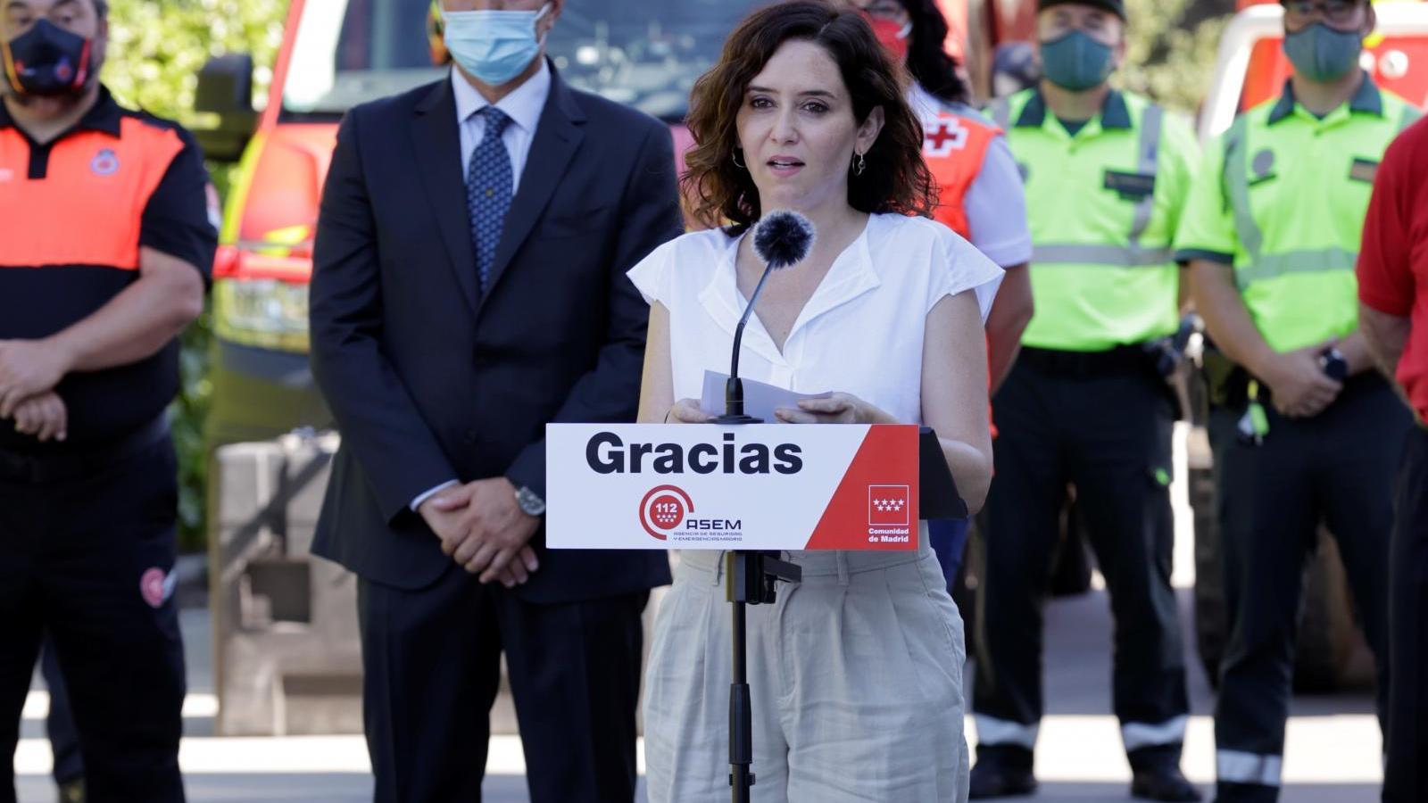 Díaz Ayuso critica que la Delegada del Gobierno “actúa como delegada del PSOE”