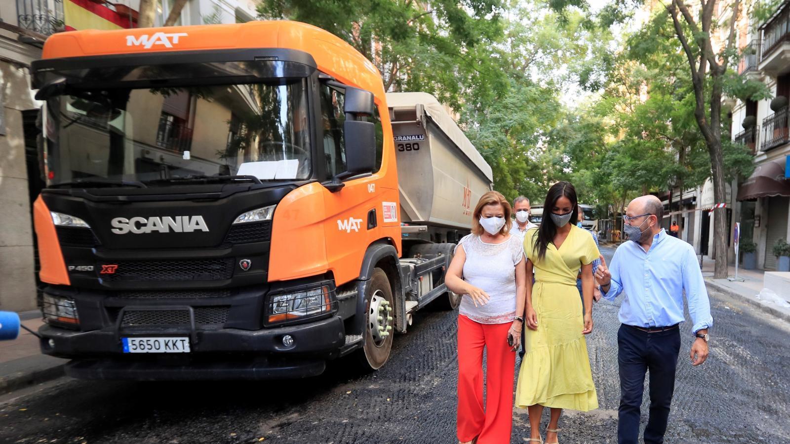 Madrid ha asfaltado el 20% de sus calles en dos años