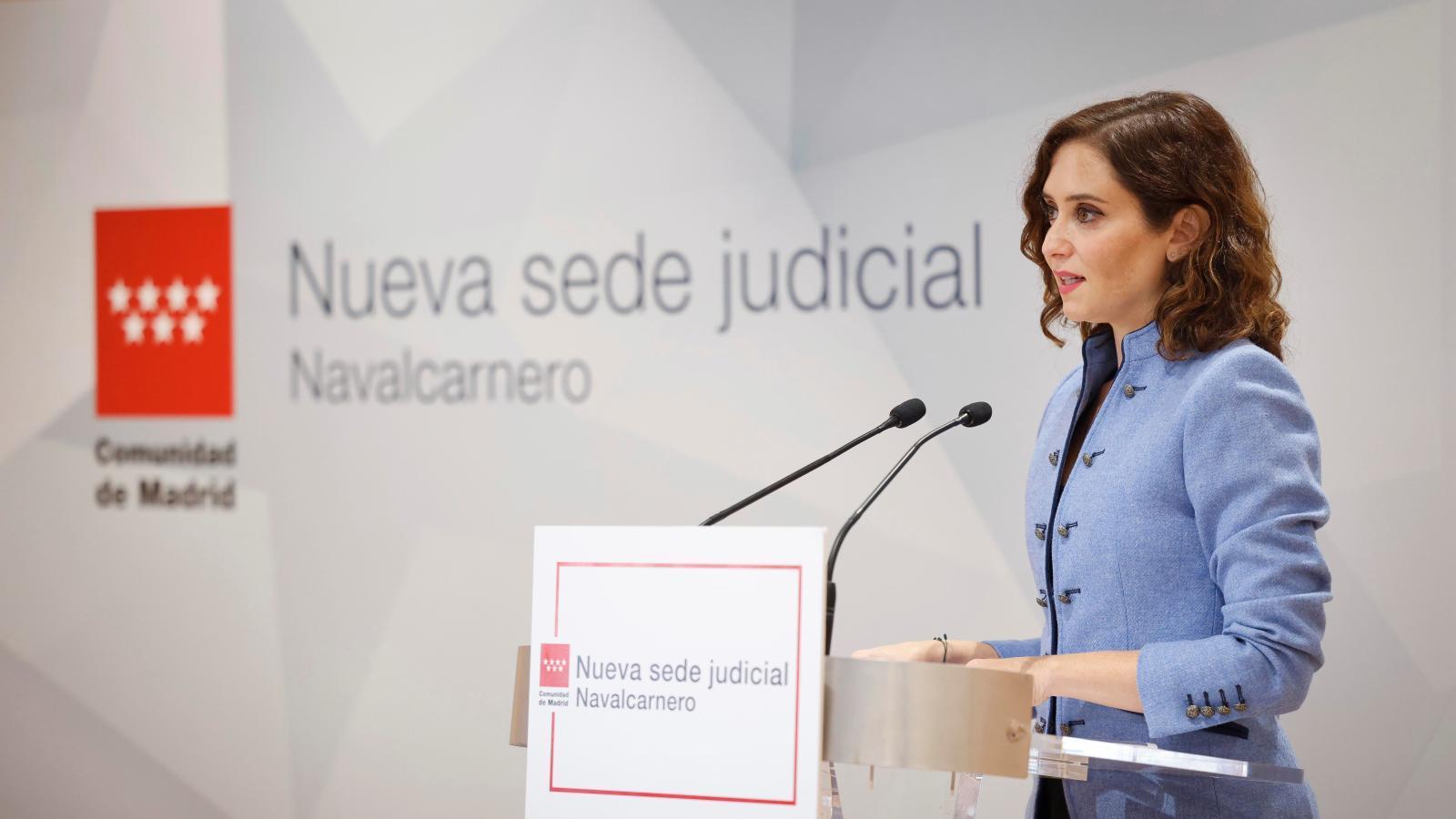 Ayuso inaugura la nueva sede judicial de Navalcarnero tras 9 millones invertidos Ayuso inaugura la nueva sede judicial de Navalcarnero tras 9 millones invertidos