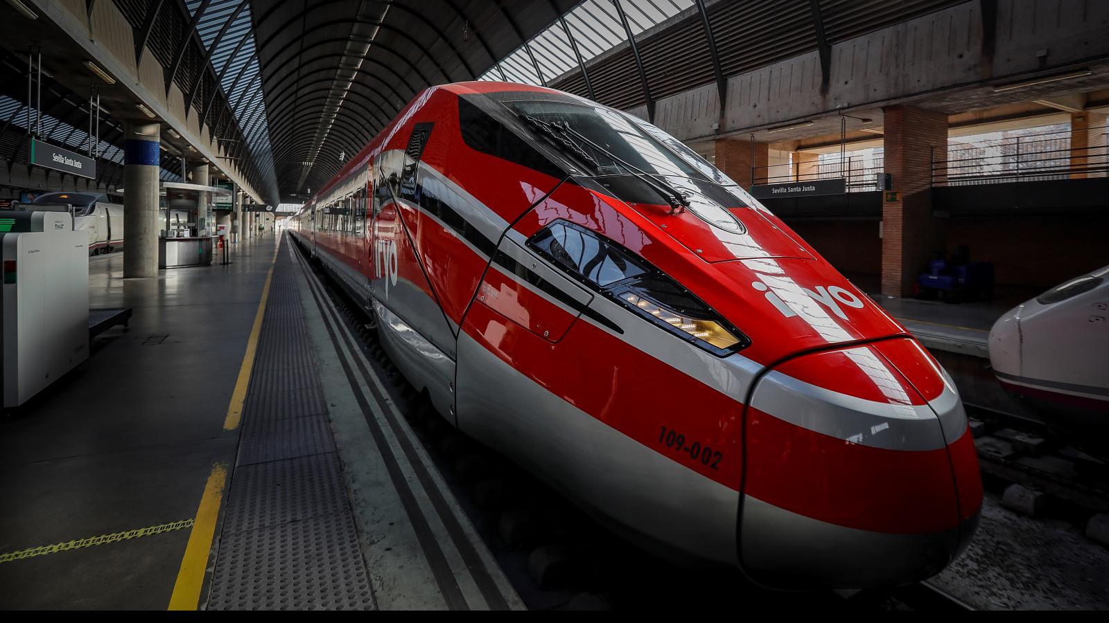 Iryo lanzará en noviembre tren Madrid-Zaragoza-Barcelona y Madrid-Valencia