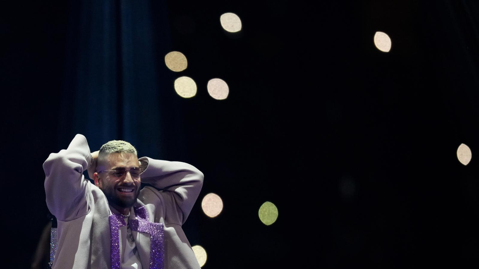 El cantante Maluma bate el récord de asistencia del WiZink Center de Madrid