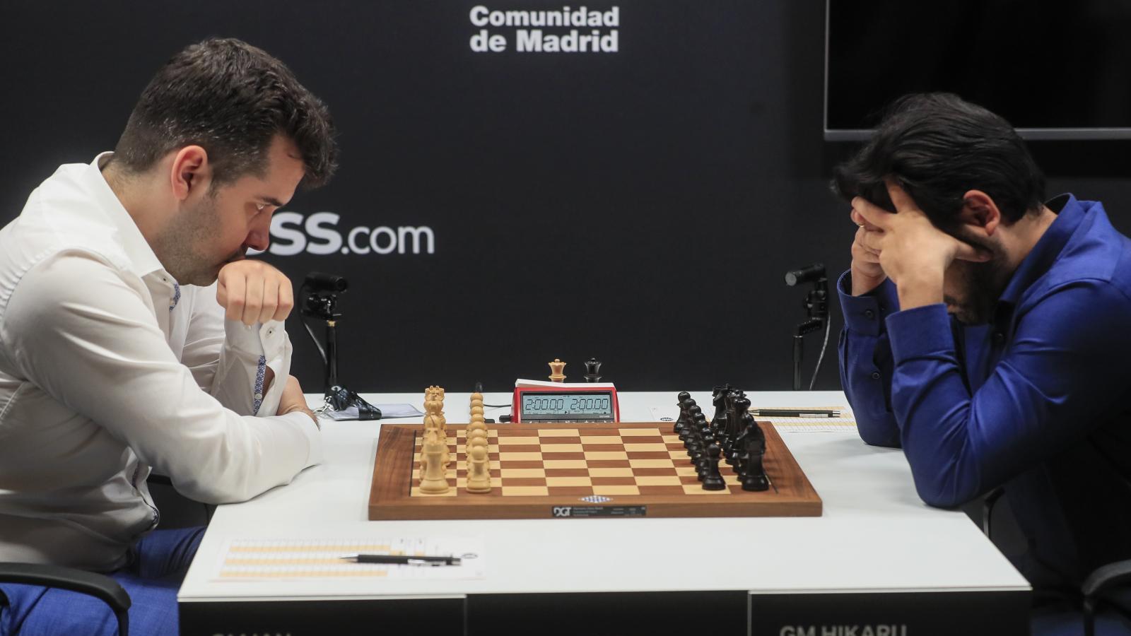 La derrota de Ding Liren pone a Nepo a medio punto de la revancha con Carlsen