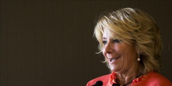 Esperanza Aguirre insta a Rajoy a revisar en profundidad el sistema de financiación