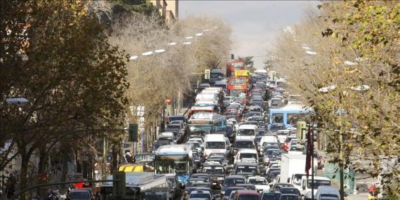 Baja un 6% el uso del vehículo privado en el centro de Madrid