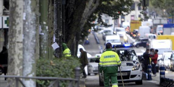 Los servicios mínimos de la huelga, con grandes dificultades para trabajar
