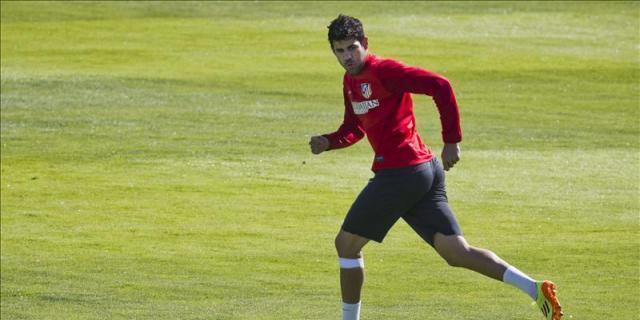 Diego Costa, titular en el Atlético