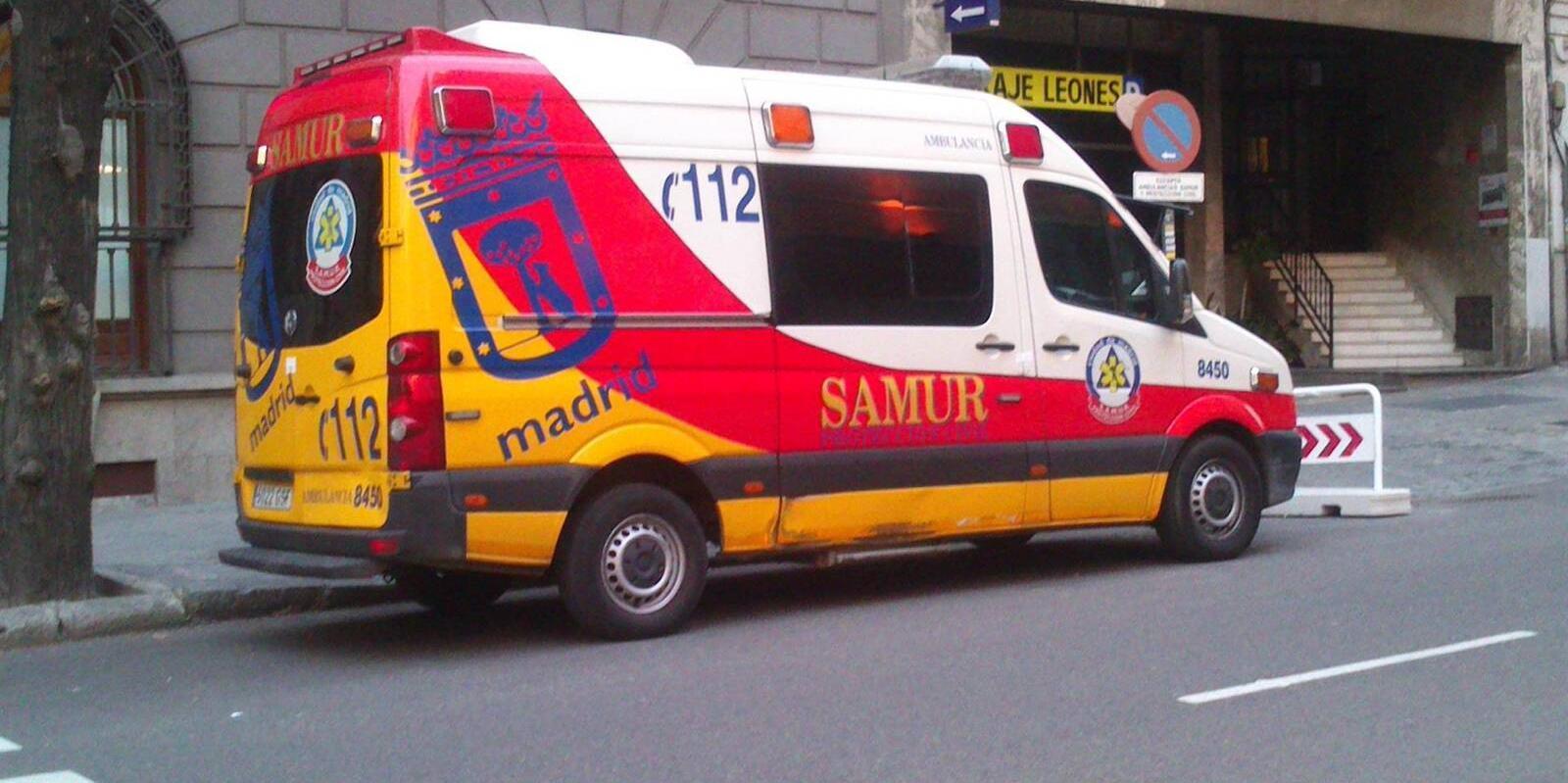 Herido un conductor en un accidente con cuatro coches implicados en la M-40