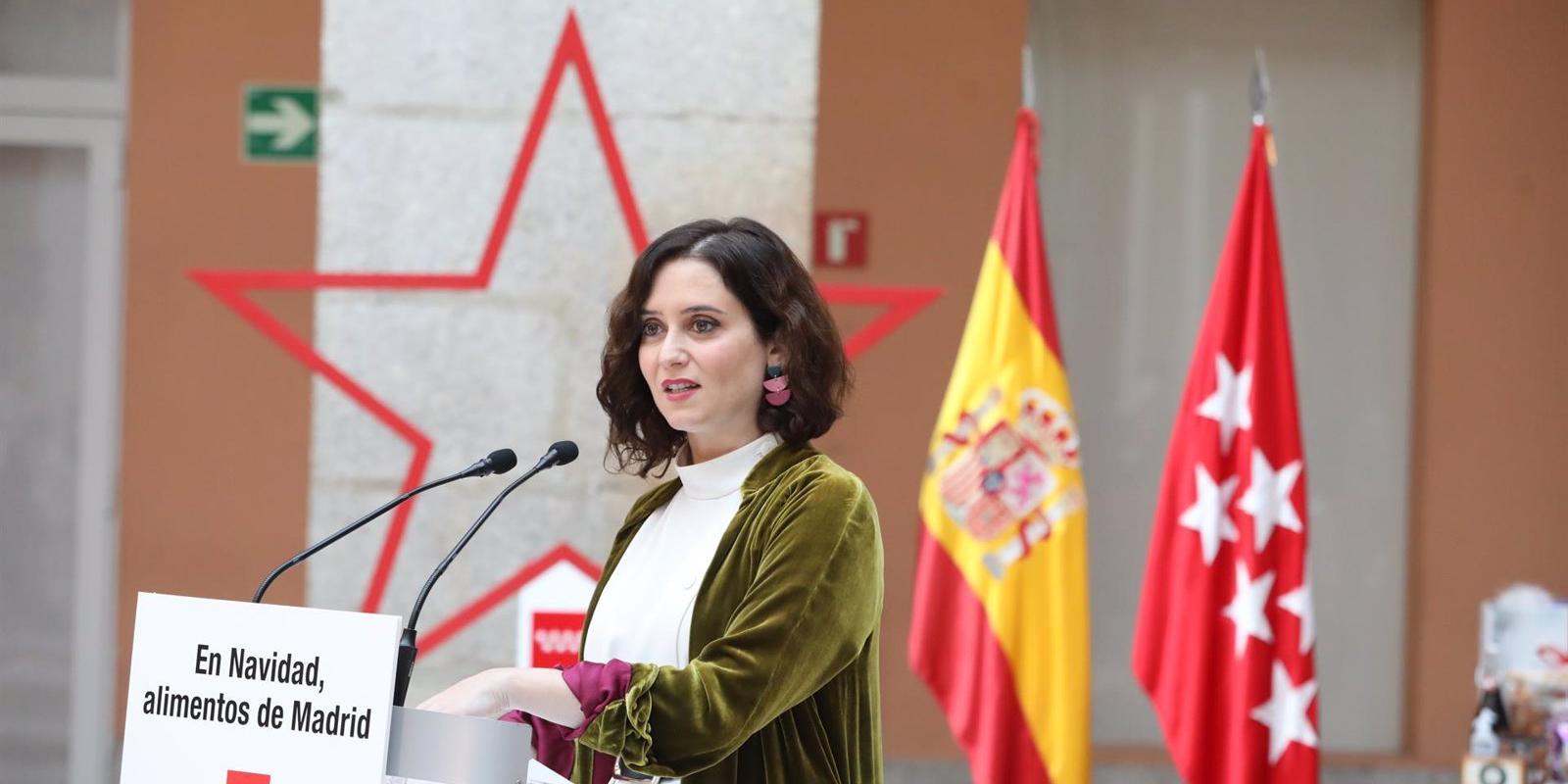 Díaz Ayuso pide a los madrileños que hagan 