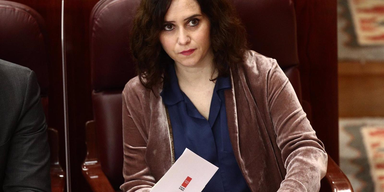 Díaz Ayuso traslada su apoyo a Andalucía por los terremotos y le facilitará todos medios de la Comunidad si lo necesitan