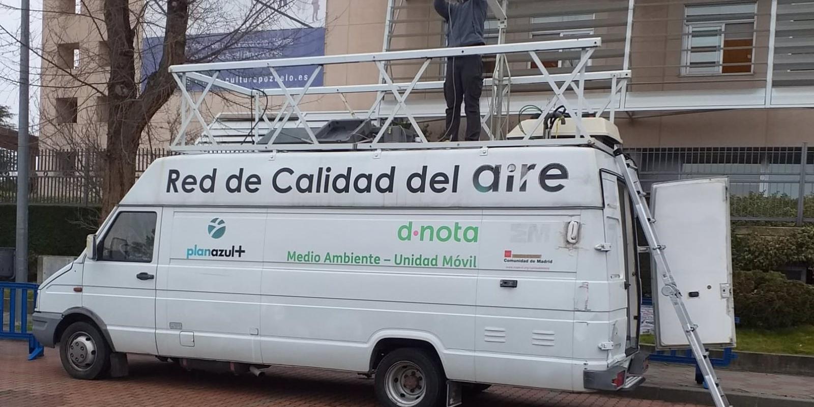 La Unidad Móvil de Calidad del Aire de la Comunidad estaciona en Pozuelo hasta el 5 de marzo