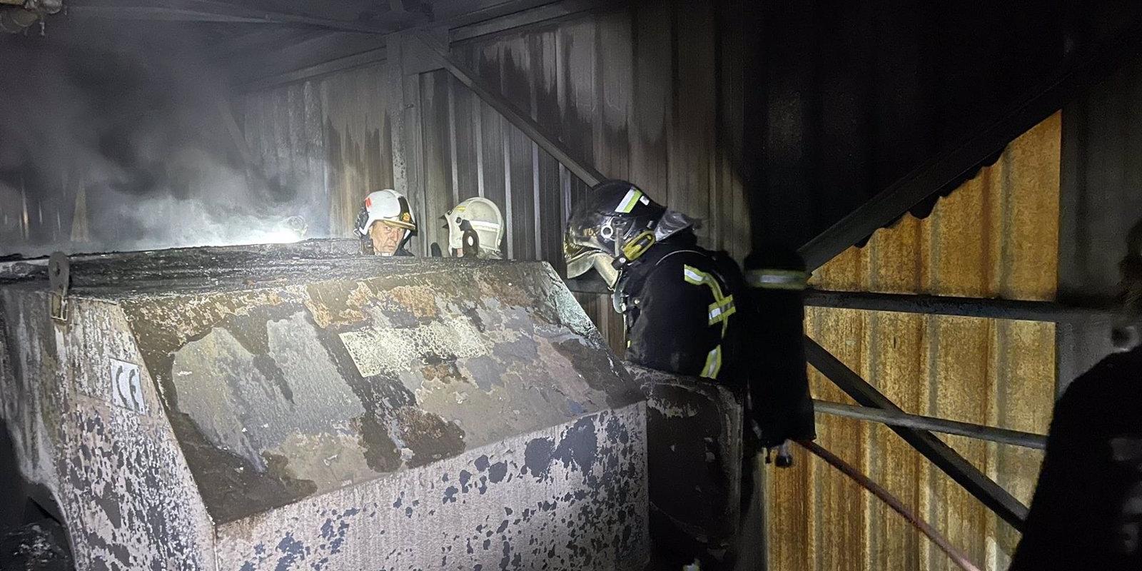 Extinguido un incendio en una empresa cementera de Morata de Tajuña