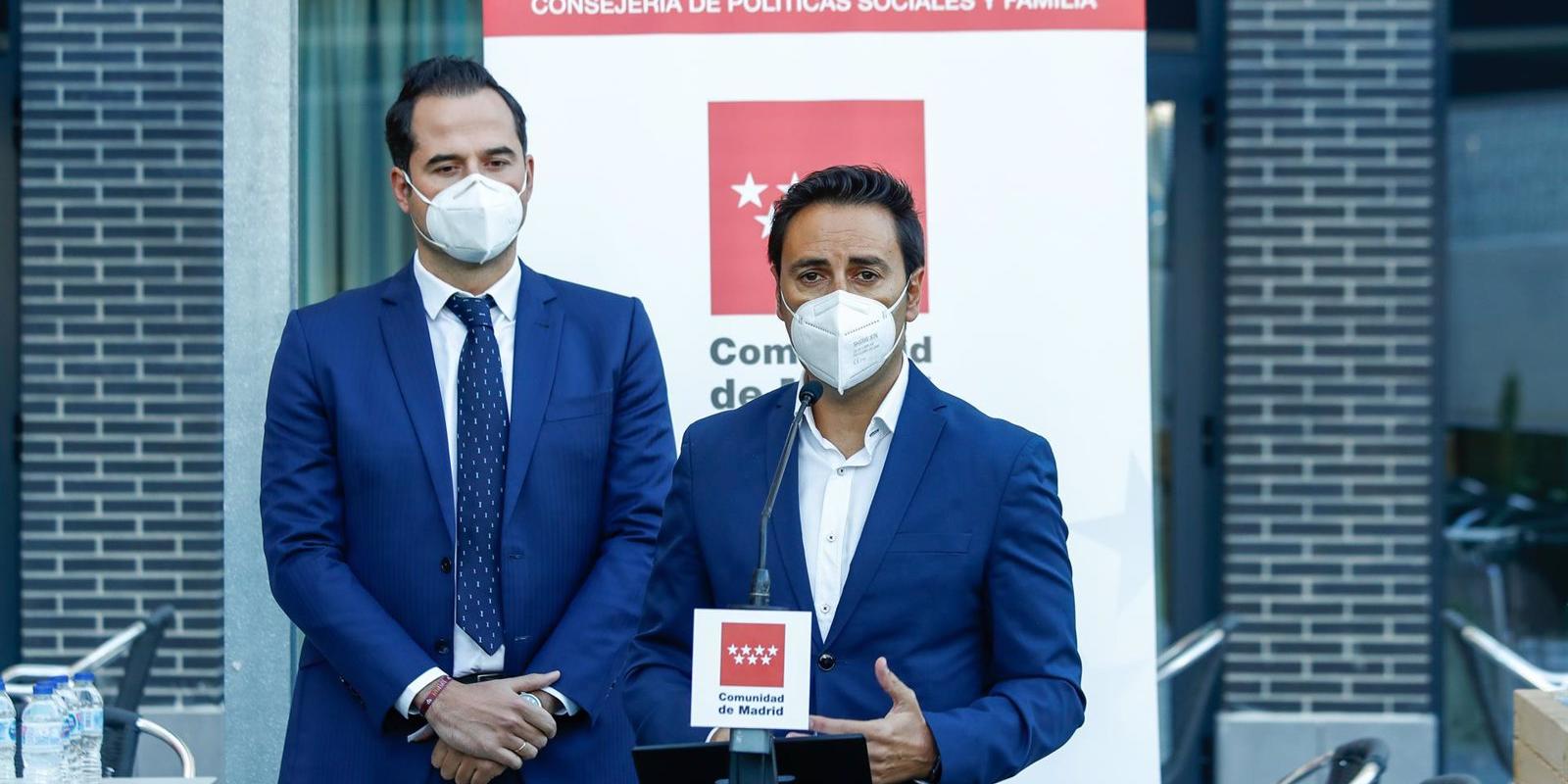 Aguado anuncia que Políticas Sociales tendrá "un presupuesto histórico" para impulsar medidas como la tarjeta monedero