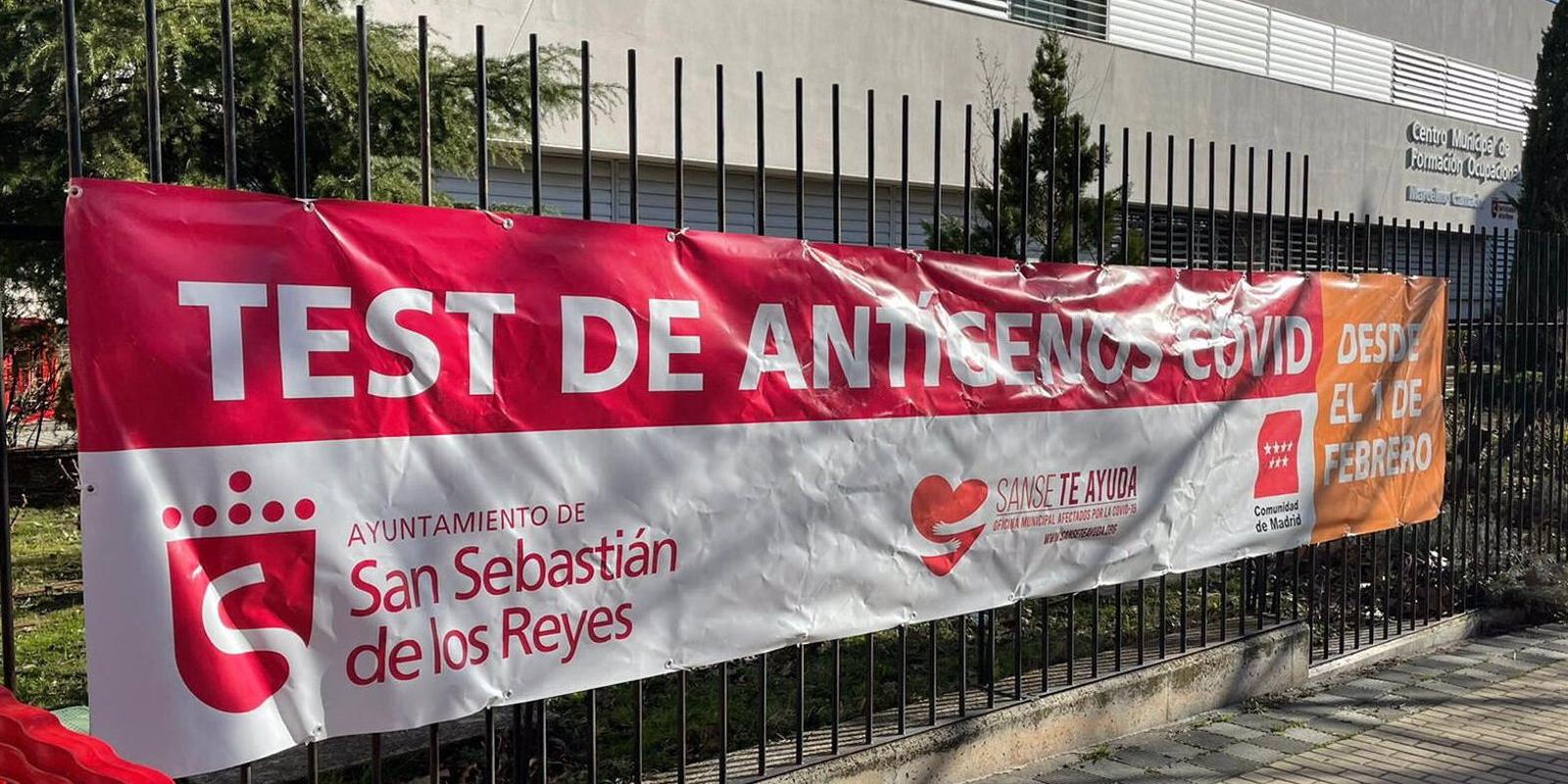 El Gobierno de S.S. de los Reyes insta a los vecinos a realizarse el test de antígenos aunque no hayan sido citados