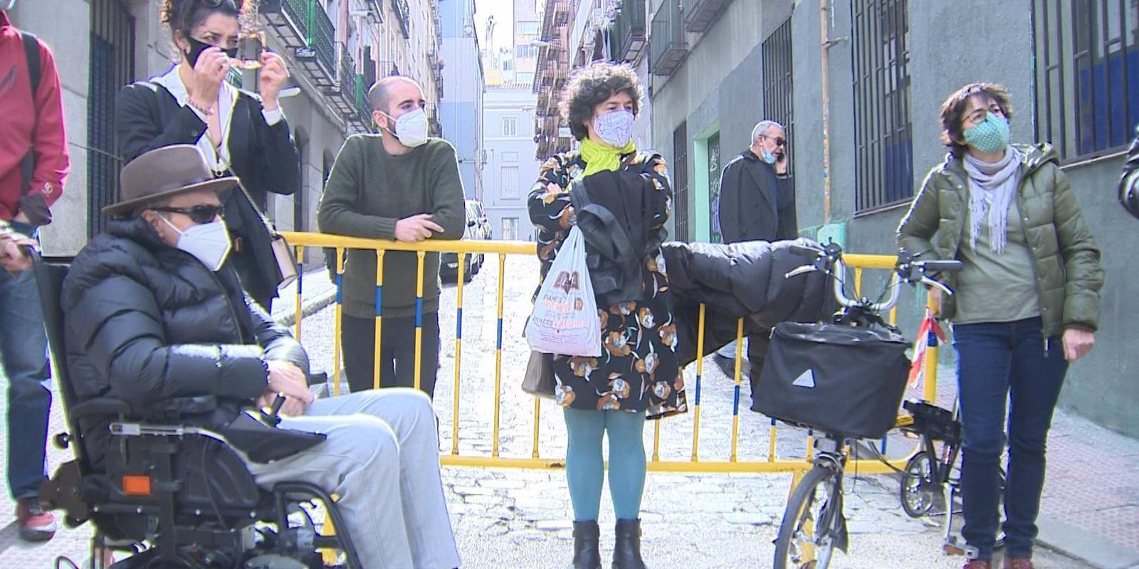 Vecinos del distrito Centro de Madrid piden peatonalizar algunas "calles peligrosas"