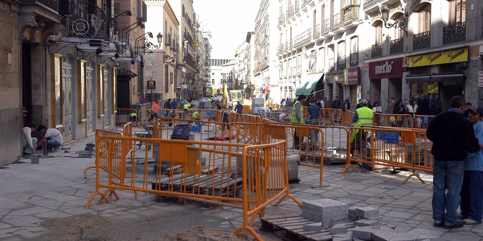 Las calles Montera y Arenal tendrán renovado su pavimento, más arbolado y nuevas farolas antes del verano