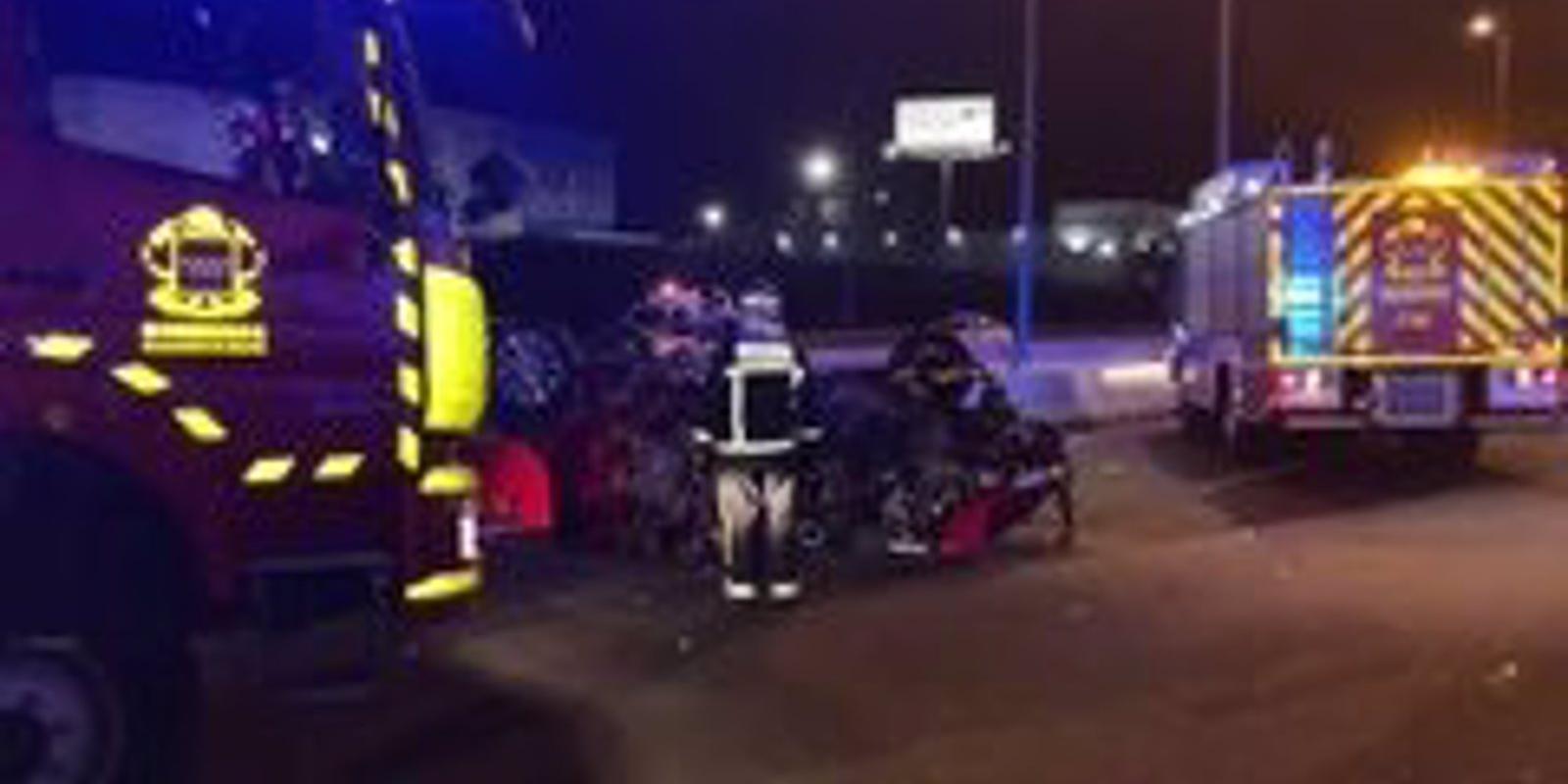 Dos conductores mueren al colisionar un vehículo contra un 'kamikaze' en Alcalá de Henares