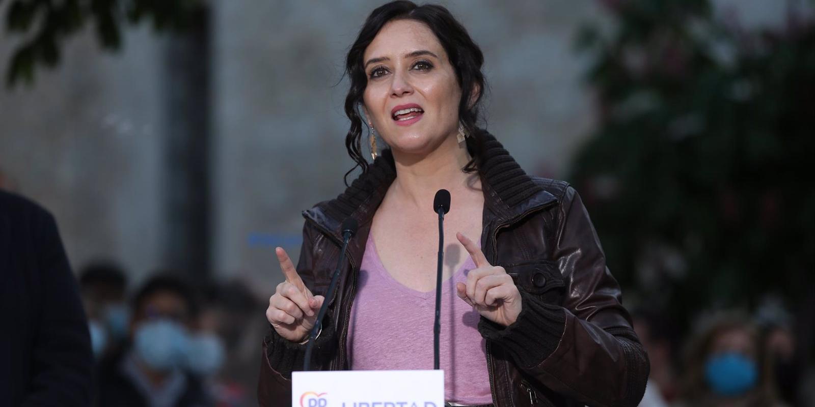 Díaz Ayuso defiende que Madrid es un muro frente a los que buscan desmembrar España