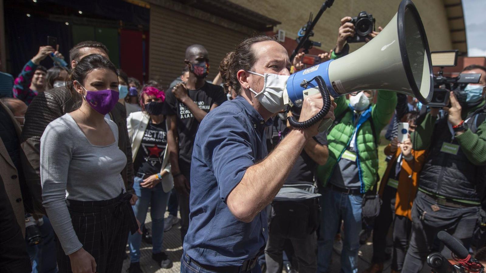 Pablo Iglesias critica el "patriotismo de cartón piedra" de Díaz Ayuso