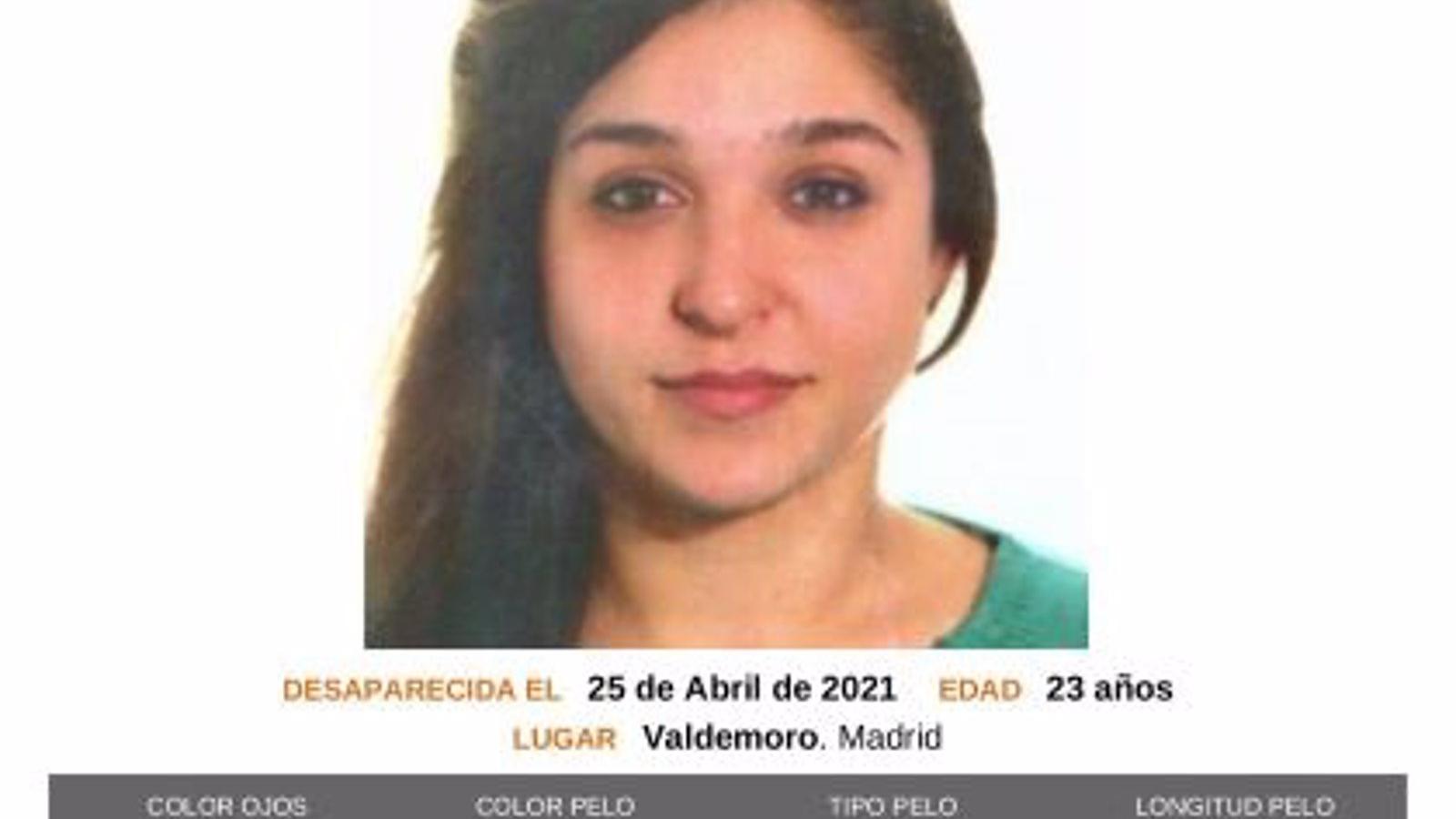 Buscan en Valdemoro a una joven de 23 años desaparecida hace un mes