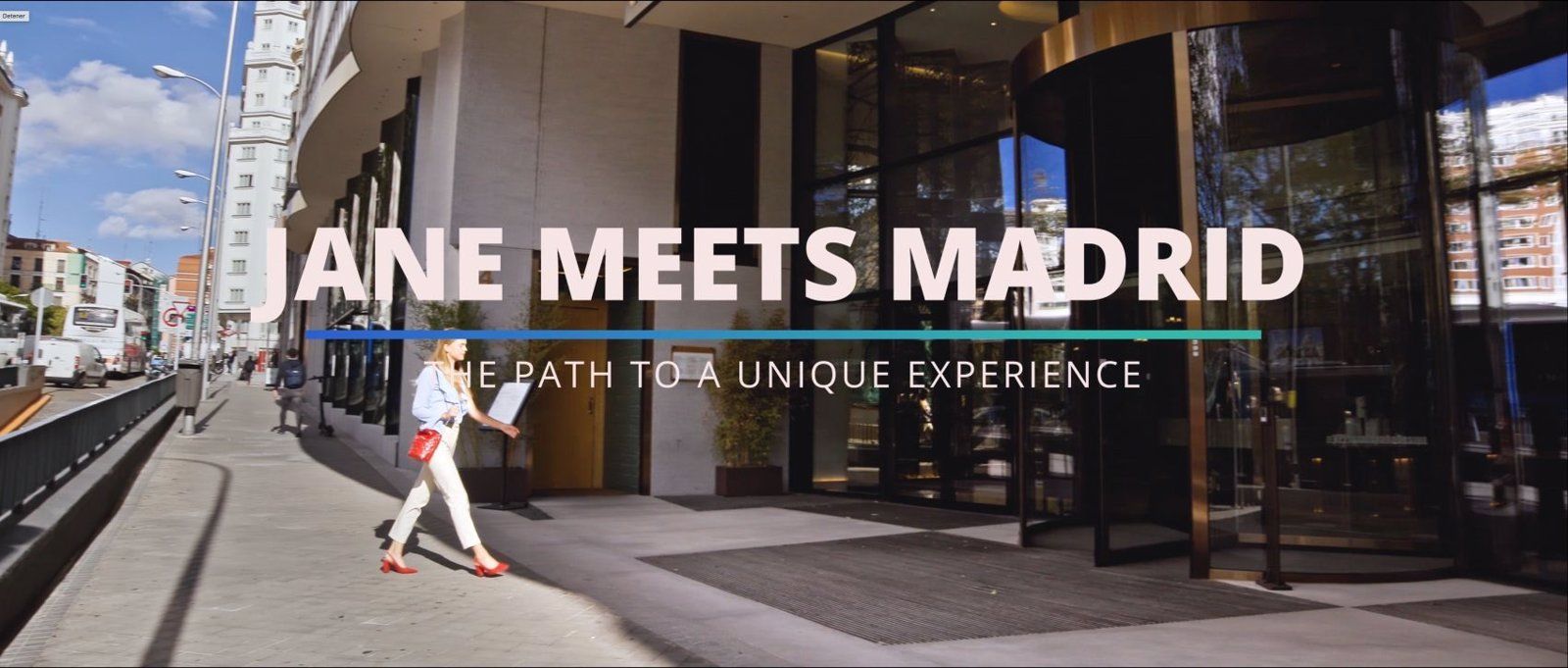 'Jane meets Madrid', el vídeo que promociona el turismo de reuniones, logra dos premios internacionales 'Jane meets Madrid', el vídeo que promociona el turismo de reuniones, logra dos premios internacionales