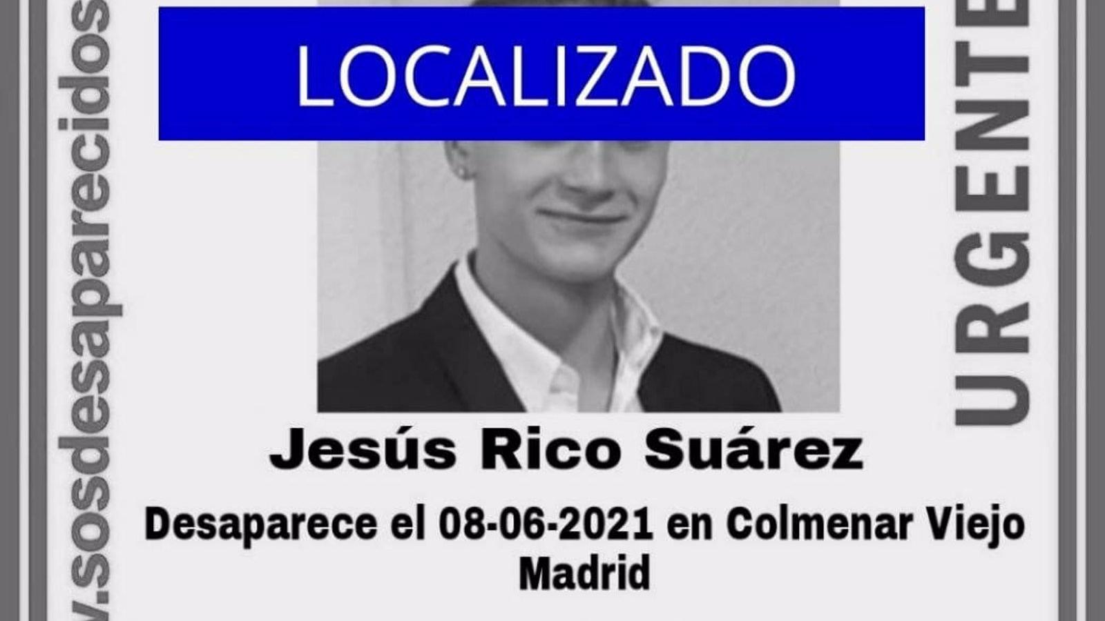 Aparece en buen estado el chico de 16 años desaparecido en Colmenar Viejo