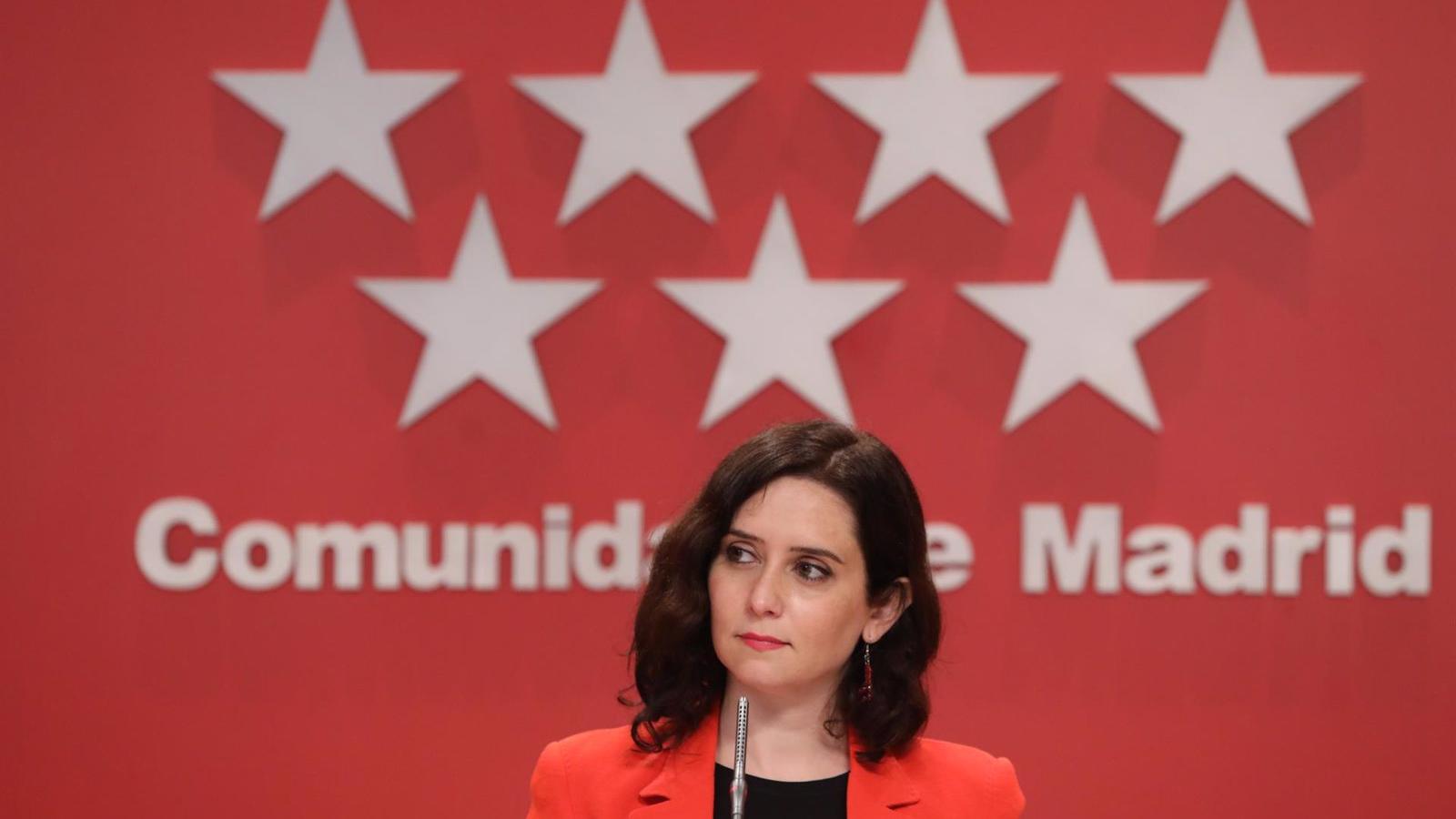 Díaz Ayuso traslada la "repulsa y total condena" de la Comunidad a los indultos