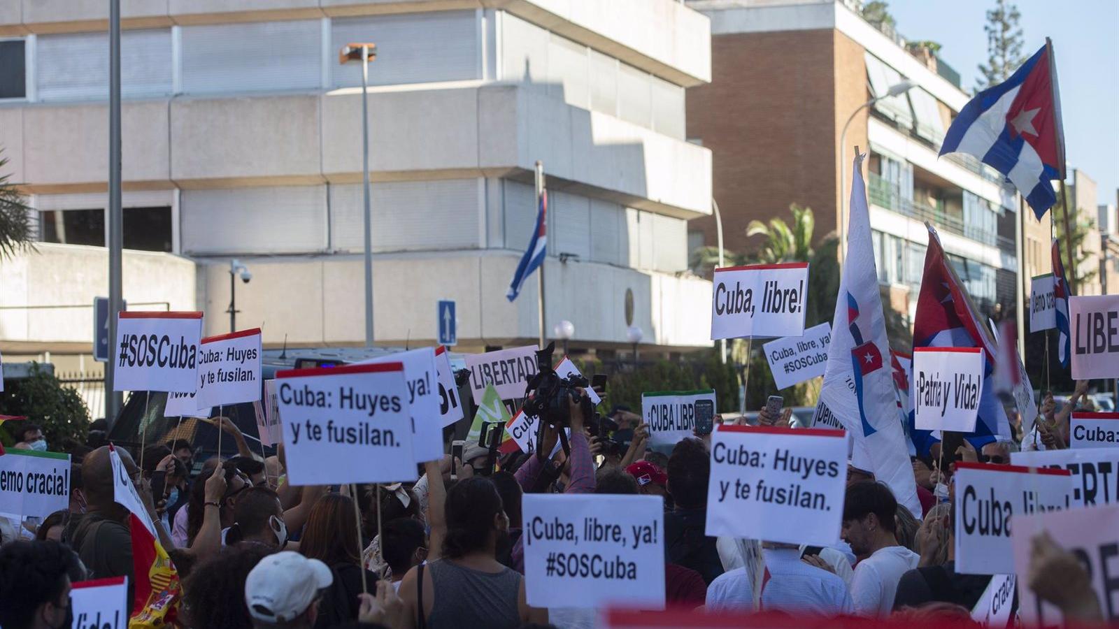 PP y Vox plantearán declaraciones institucionales en la Asamblea por la democracia en Cuba y en apoyo al pueblo cubano