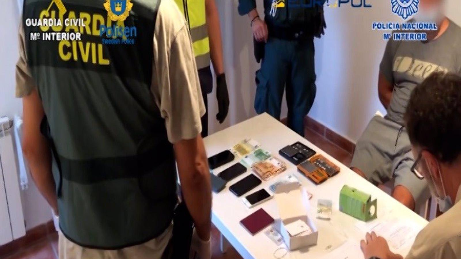Detenidos 71 integrantes de una red de narcotráfico en España y Suecia a la que atribuyen 50 asesinatos anuales