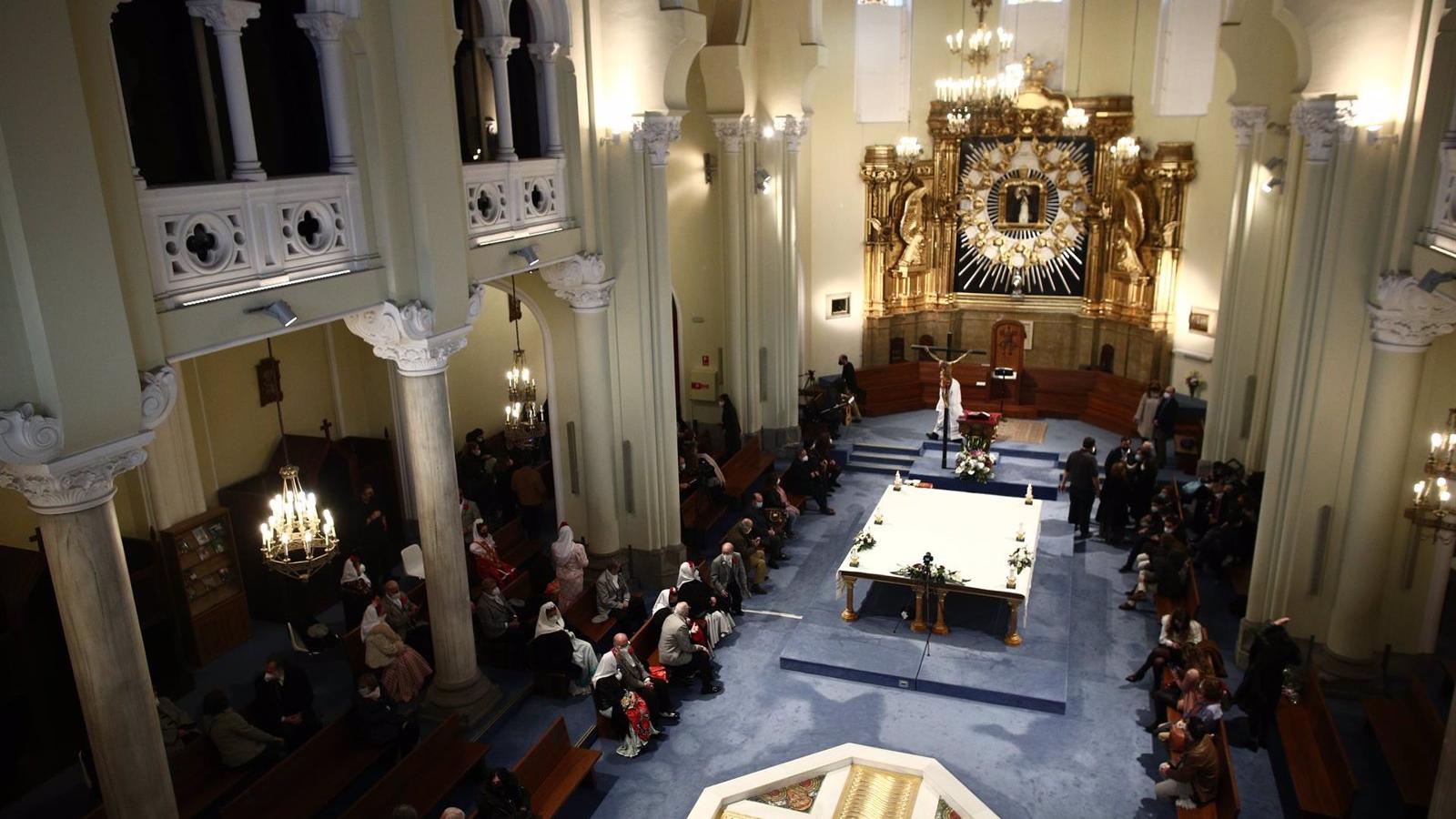 La Virgen de la Paloma celebra su 134 aniversario a pesar de las restricciones sanitarias