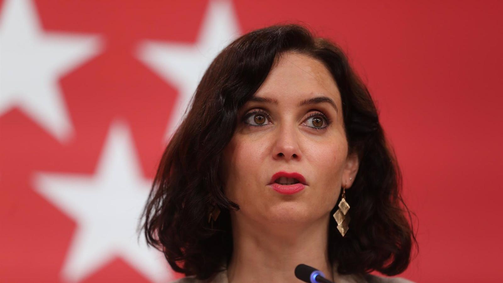 Diaz Ayuso anuncia la eliminación de todos los impuestos propios de la Comunidad