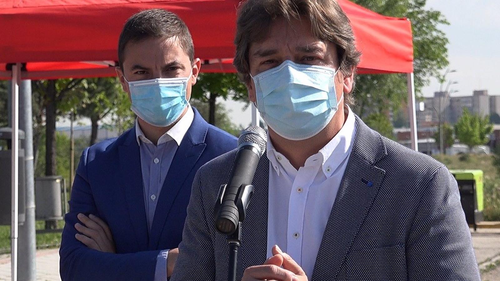 La alcaldesa de Alcorcón muestra su "apoyo rotundo" a Javier Ayala de cara a las primarias a liderar el PSOE-M