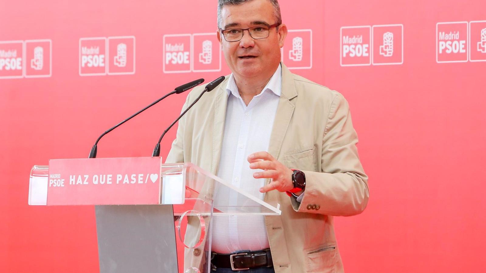 Guillermo Hita, alcalde de Arganda y presidente de la FMM, muestra su apoyo a Juan Lobato para liderar el PSOE-M