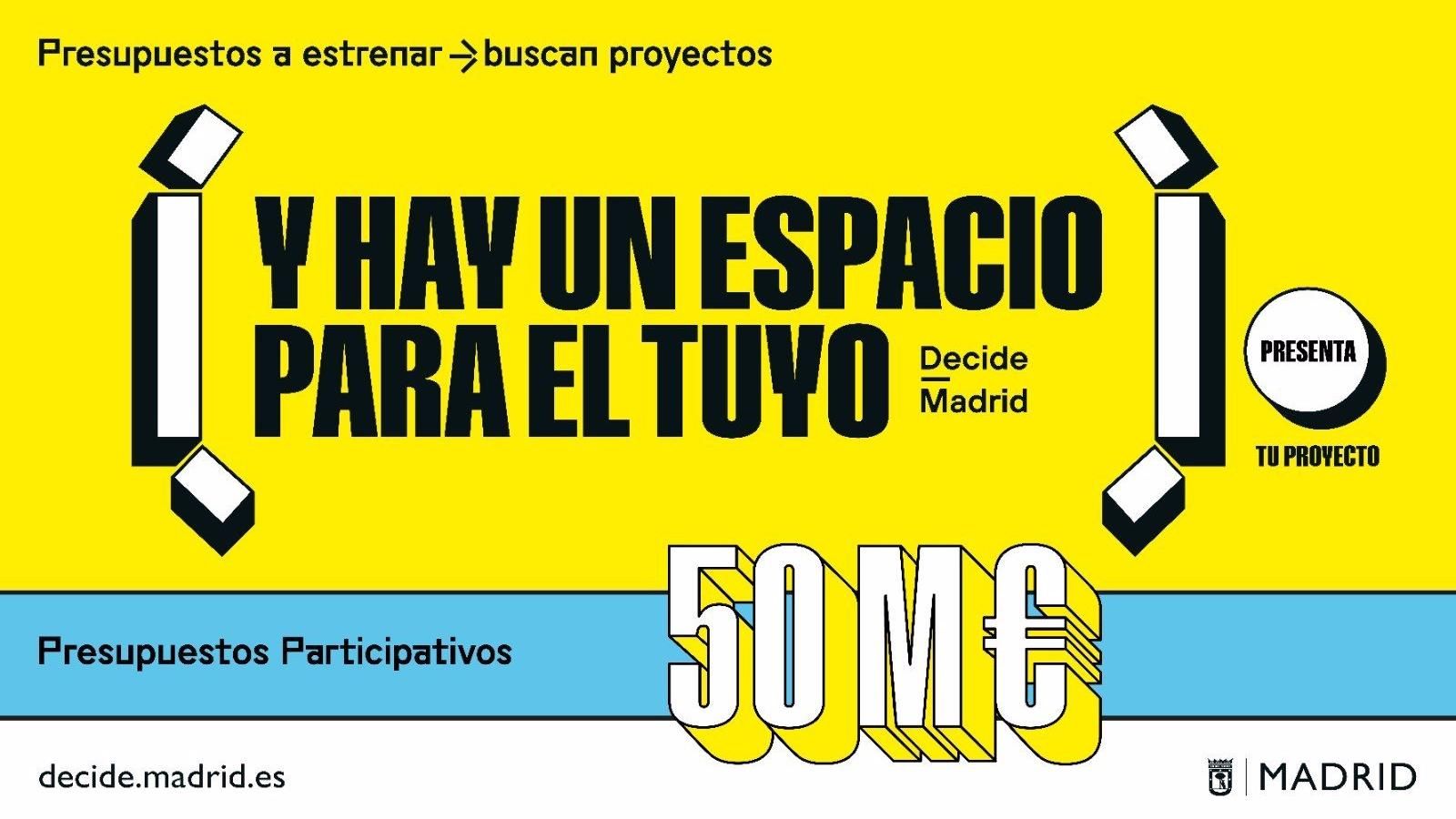 Los madrileños ya pueden decidir en qué invertir los 50 millones de los presupuestos participativos