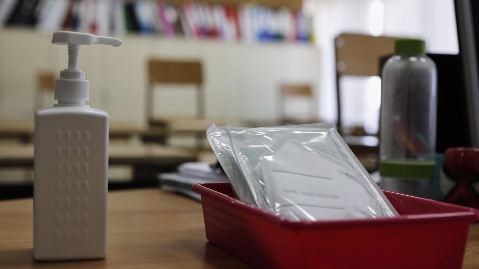 La Comunidad prevé eliminar "en breve" la mascarilla obligatoria en el recreo