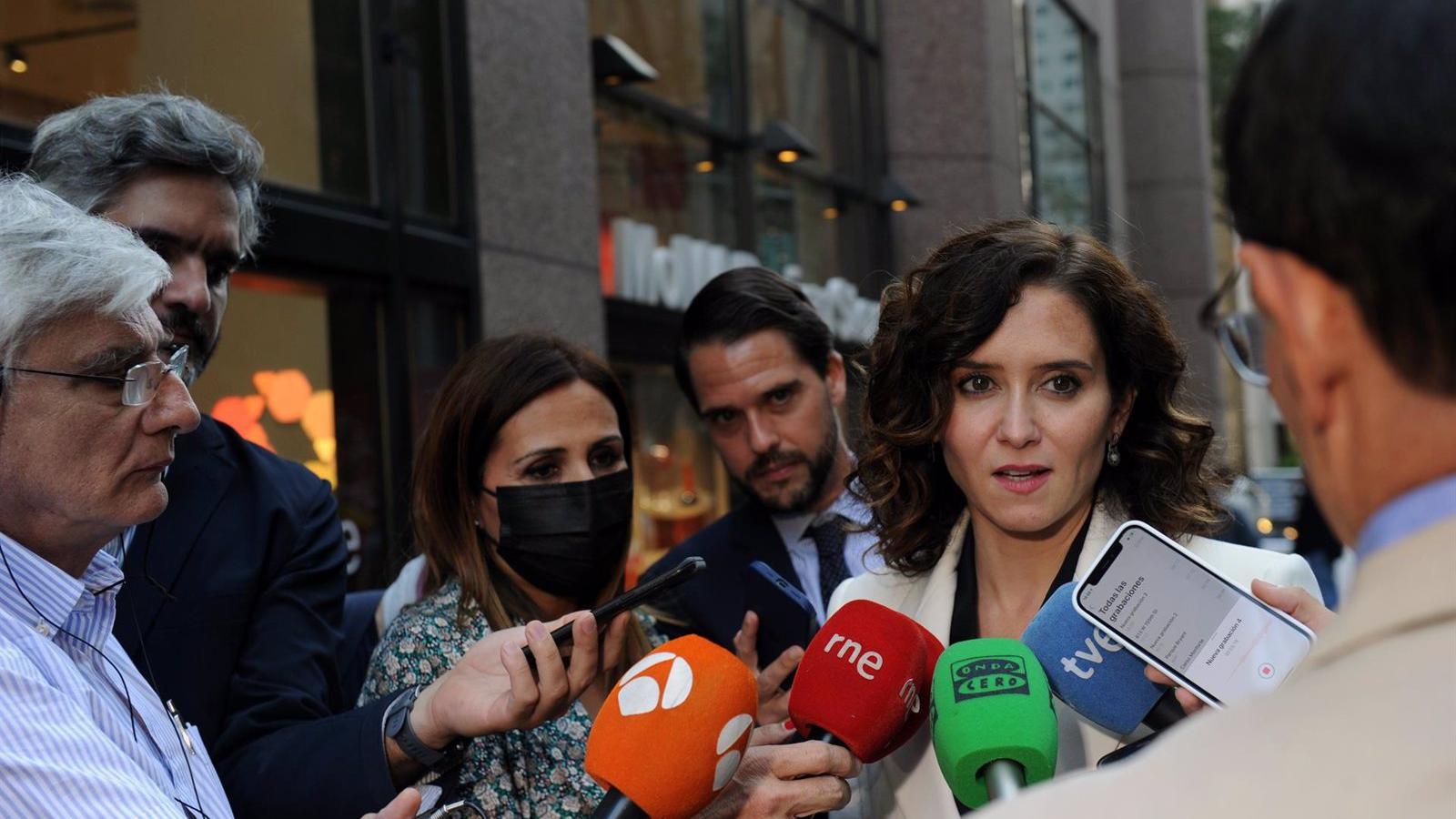 Díaz Ayuso presenta Madrid ante la Global Americans como la región "más competitiva" gracias a sus "políticas liberales"