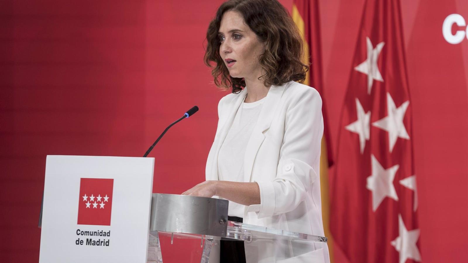 Díaz Ayuso dice que estará como máximo ocho años al frente del Gobierno de la Comunidad de Madrid Díaz Ayuso dice que estará como máximo ocho años al frente del Gobierno de la Comunidad de Madrid