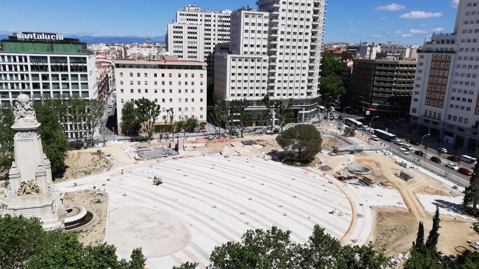 Los hallazgos arqueológicos encontrados incrementan en 12 millones el presupuesto de obras de Plaza de España