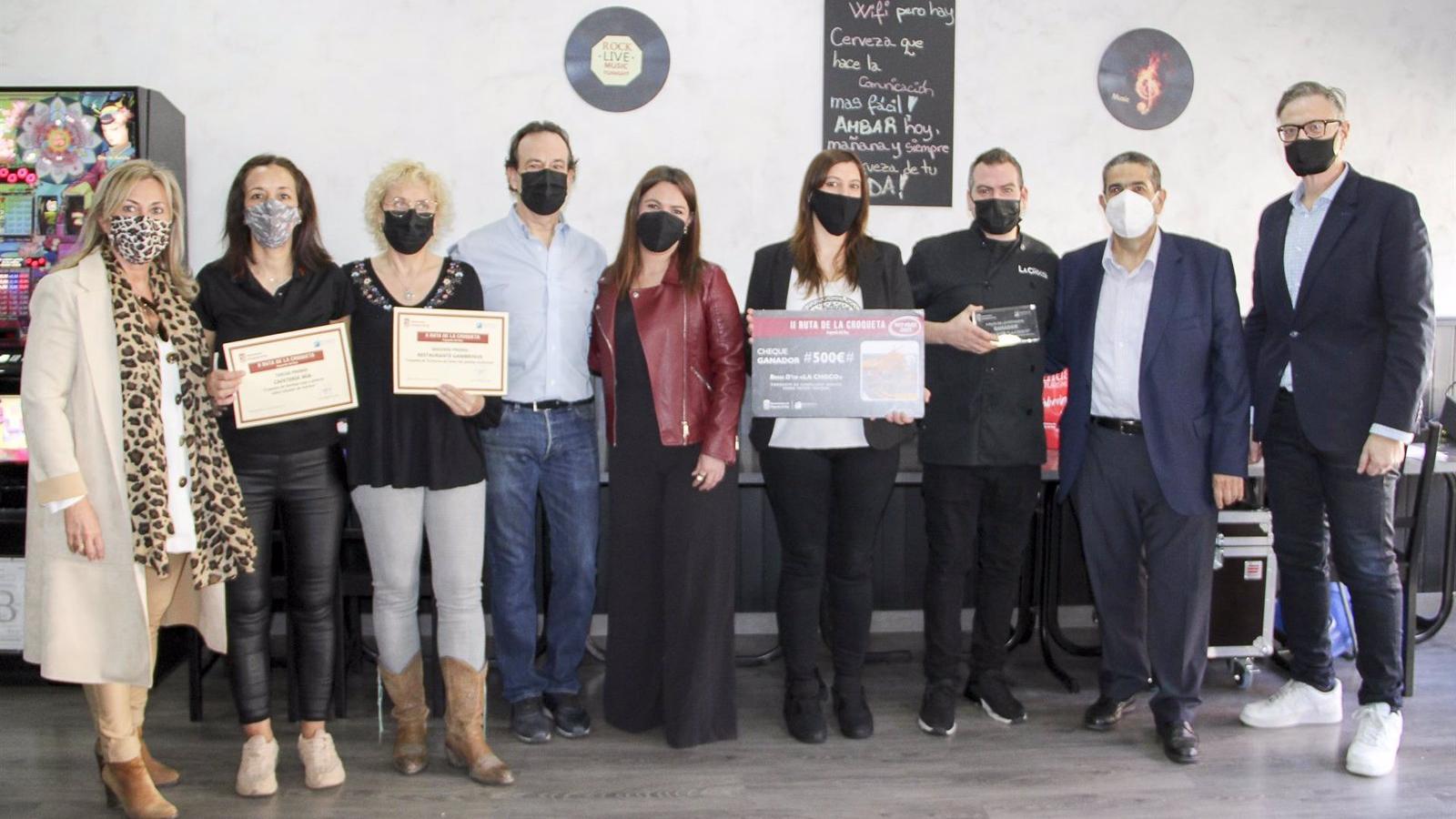 El Restaurante Brasa D'Or La Choco de Arganda repite premio en la Ruta de la Croqueta